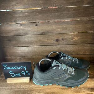 Womens Saucony Peregrine 10 Green Athletic Trail Running Sneakers Shoes Size 9.5